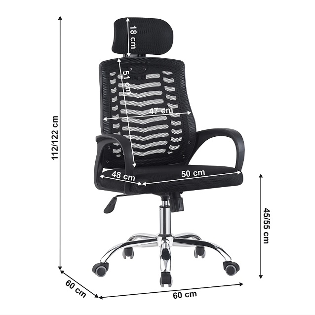 Scaun birou IMELA tip 1 negru