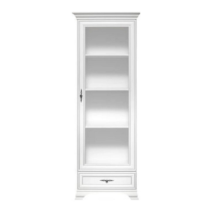 Vitrina KENTAK REG1W1S, alb alpin